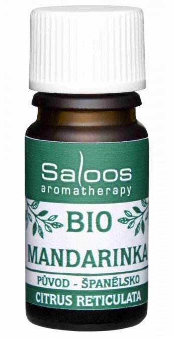 Éterický olej MANDARINKA BIO 5 ml, Saloos