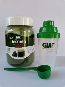 Odměrka na ječmen a chlorellu v prášku 