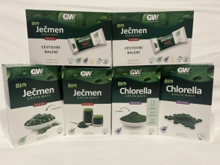 Chlorella 3+1 zdarma, cena za kus 900 Kč - Green Ways